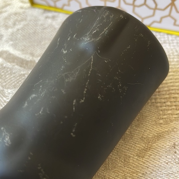 VTG Solid black glass 4” Western Cowboy boot figurine - Picture 6 of 7